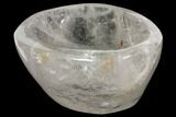 Polished Quartz Bowl - Madagascar #117477-1